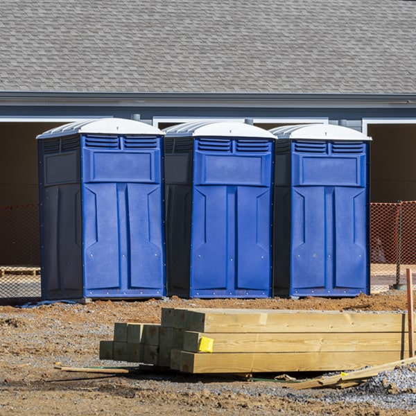 what is the cost difference between standard and deluxe portable restroom rentals in Nadeau Michigan